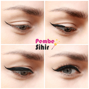 Eyeliner öncesi sonrası