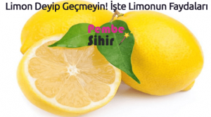 Limon Deyip Geçmeyin! İşte Limonun Faydaları