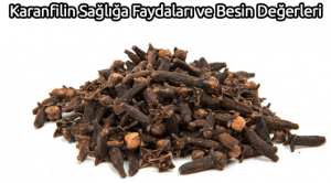 Karanfilin Sağlığa Faydaları ve Besin Değerleri