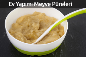 ev yapımı meyve püreleri